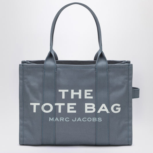 Marc Jacobs Large Blue Shadow Canvas Tote Bag