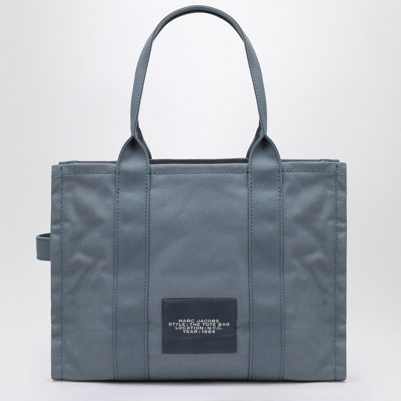 Marc Jacobs Large Blue Shadow Canvas Tote Bag