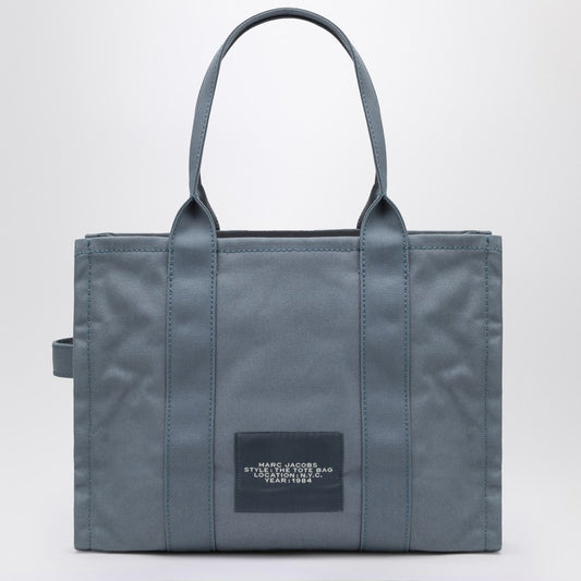 Marc Jacobs Large Blue Shadow Canvas Tote Bag