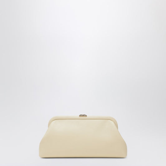 Jimmy Choo Skylar Clutch In Butter-Colored Leather