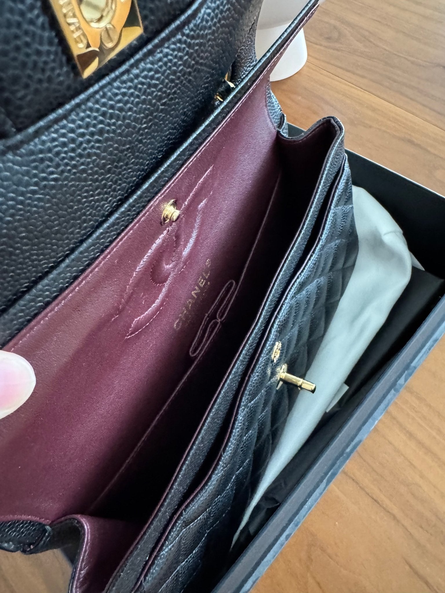 Black Chanel Medium Double Flap Bag at The Platonist