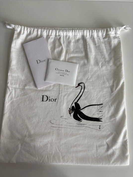 Lady Dior Mittelgraues Lammleder