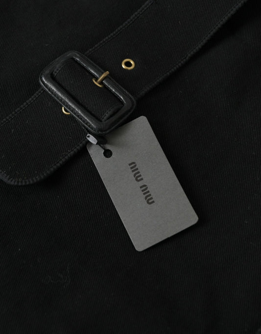 Miu Miu Chic Black Denim Tote for Everyday Elegance Handbag Miu Miu