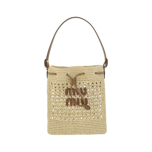 Miu Miu Raffia Handbag Handbag Miu Miu