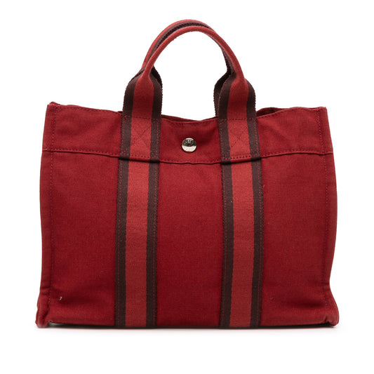 Preloved: Hermès Canvas Fourre Tout PM