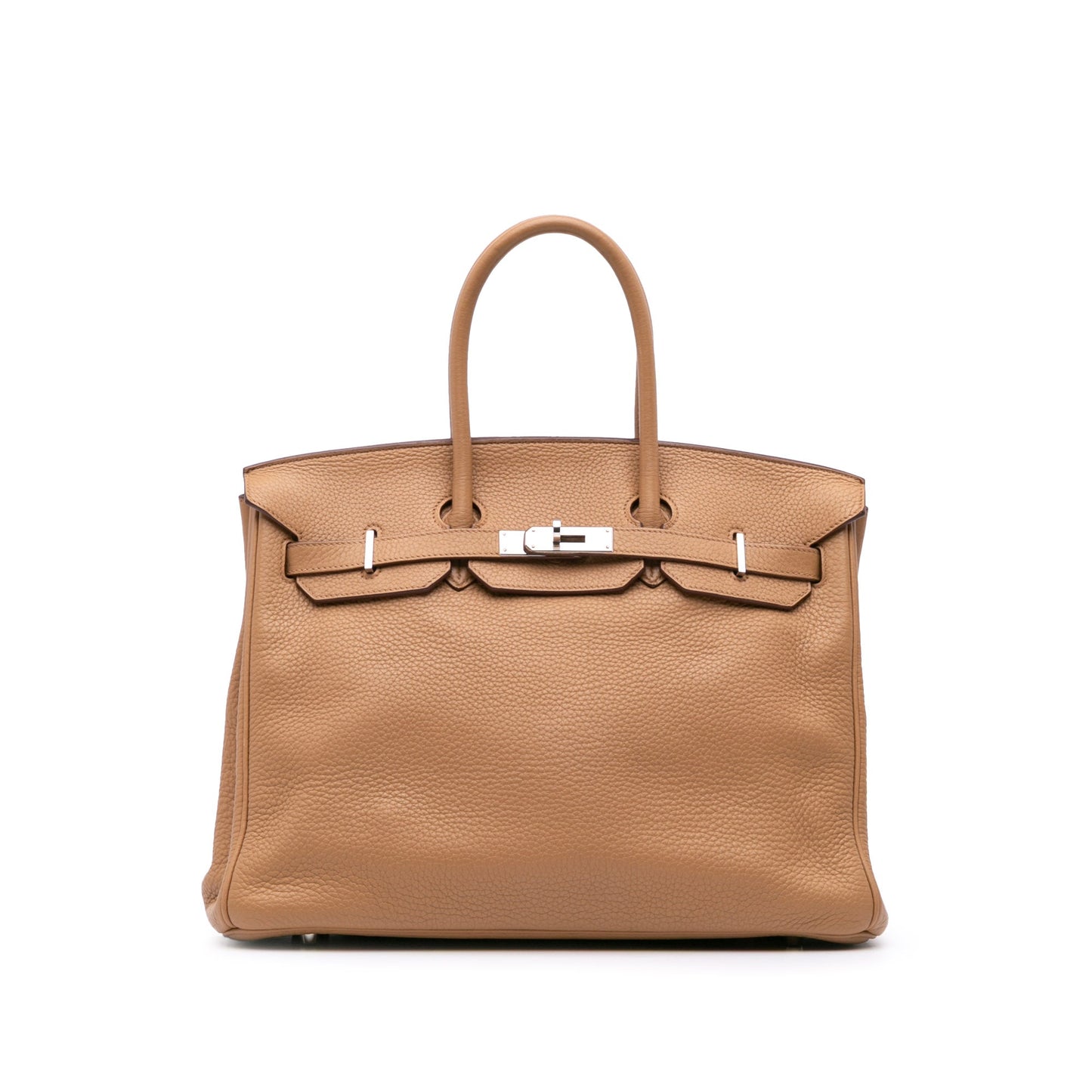 Occasion : Hermès Birkin 35 Retourne – Cuir Togo (Biscuit, 2010)