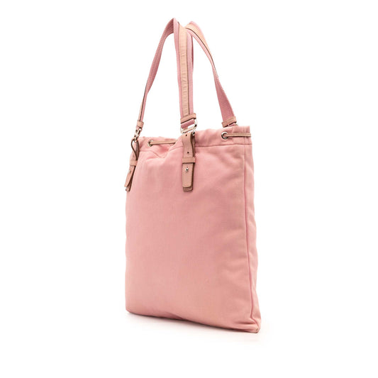 Preloved: Saint Laurent Kahala Tote – Pink Canvas (2006–2012)