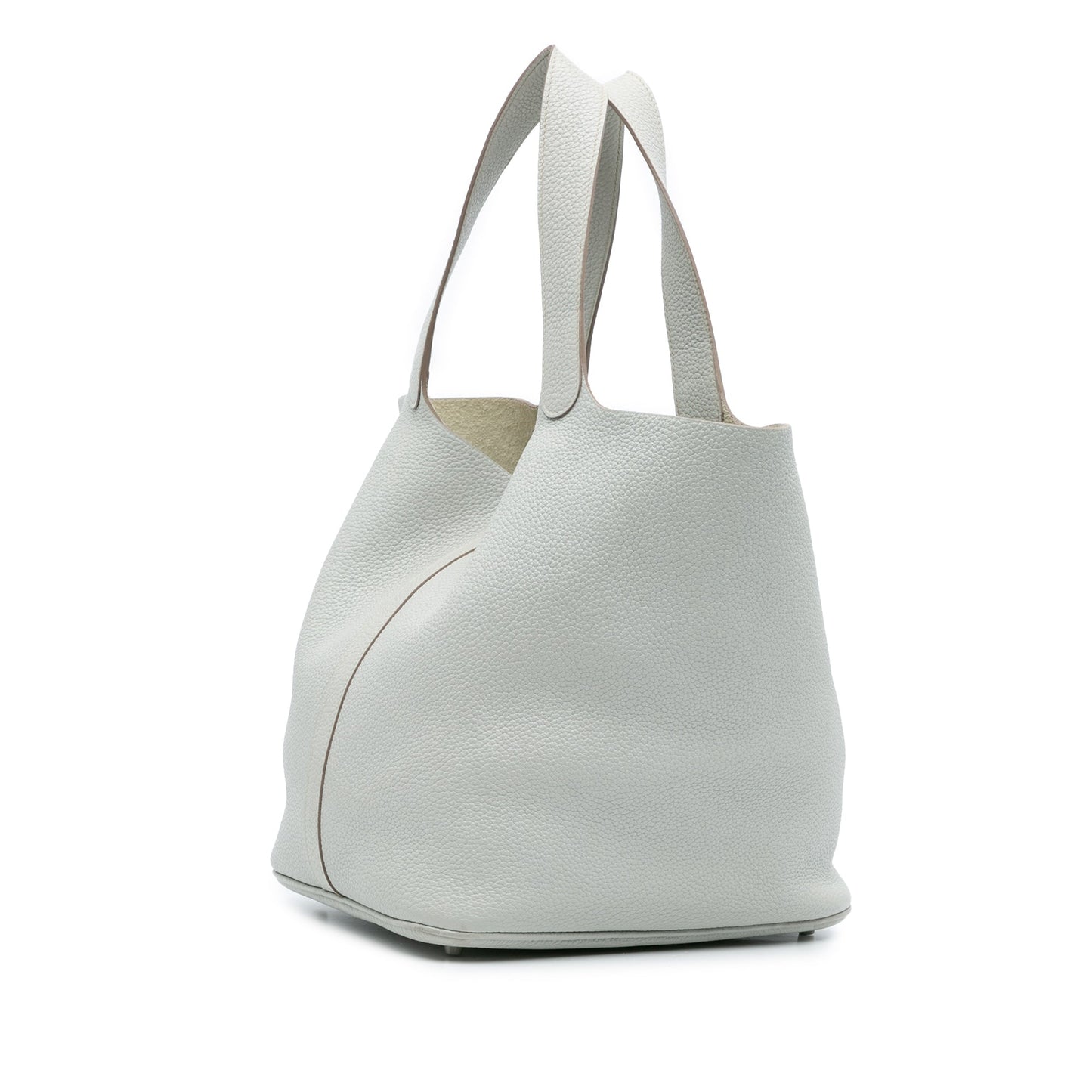 Occasion : Sac Hermès Picotin Lock 26 – Cuir Clémence (Bleu pâle, 2014)