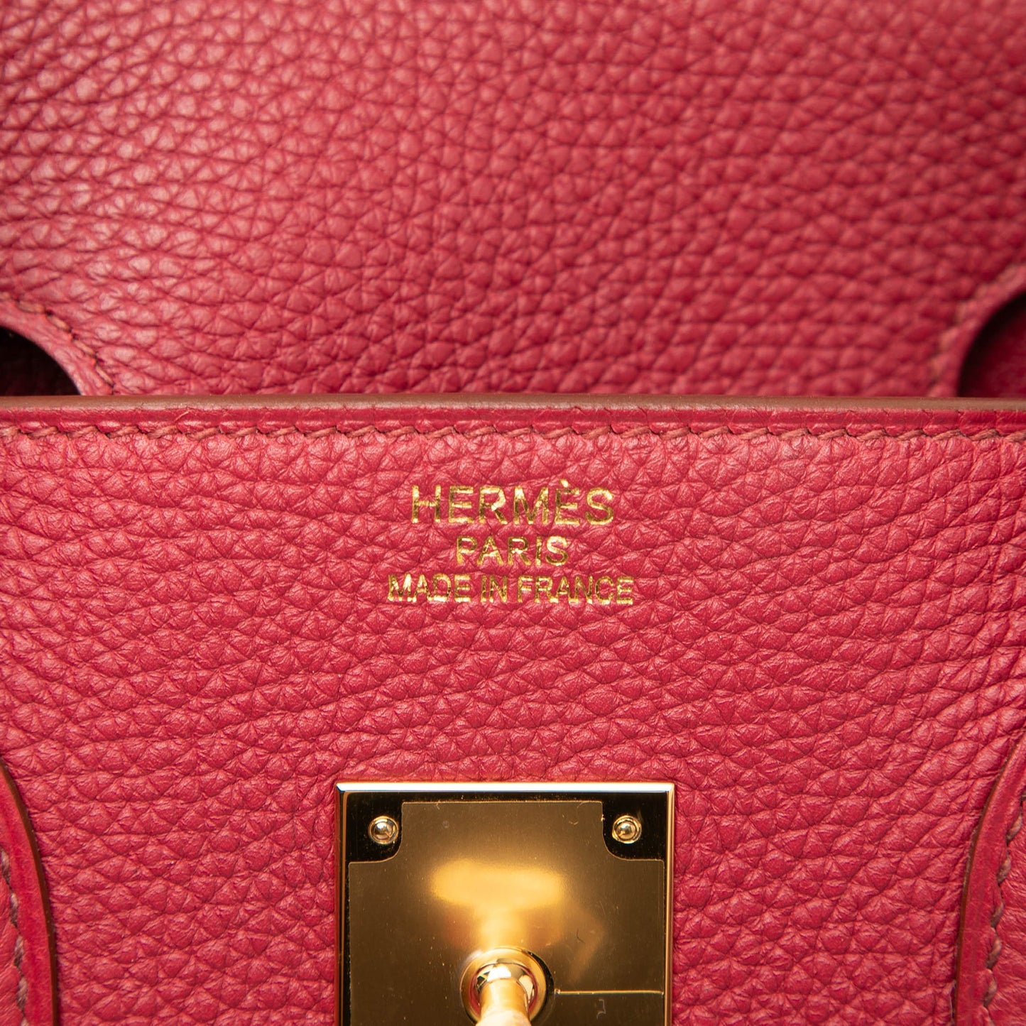 Occasion : Hermès Togo Birkin Retourne 35 - Rouge Casaque (2012)