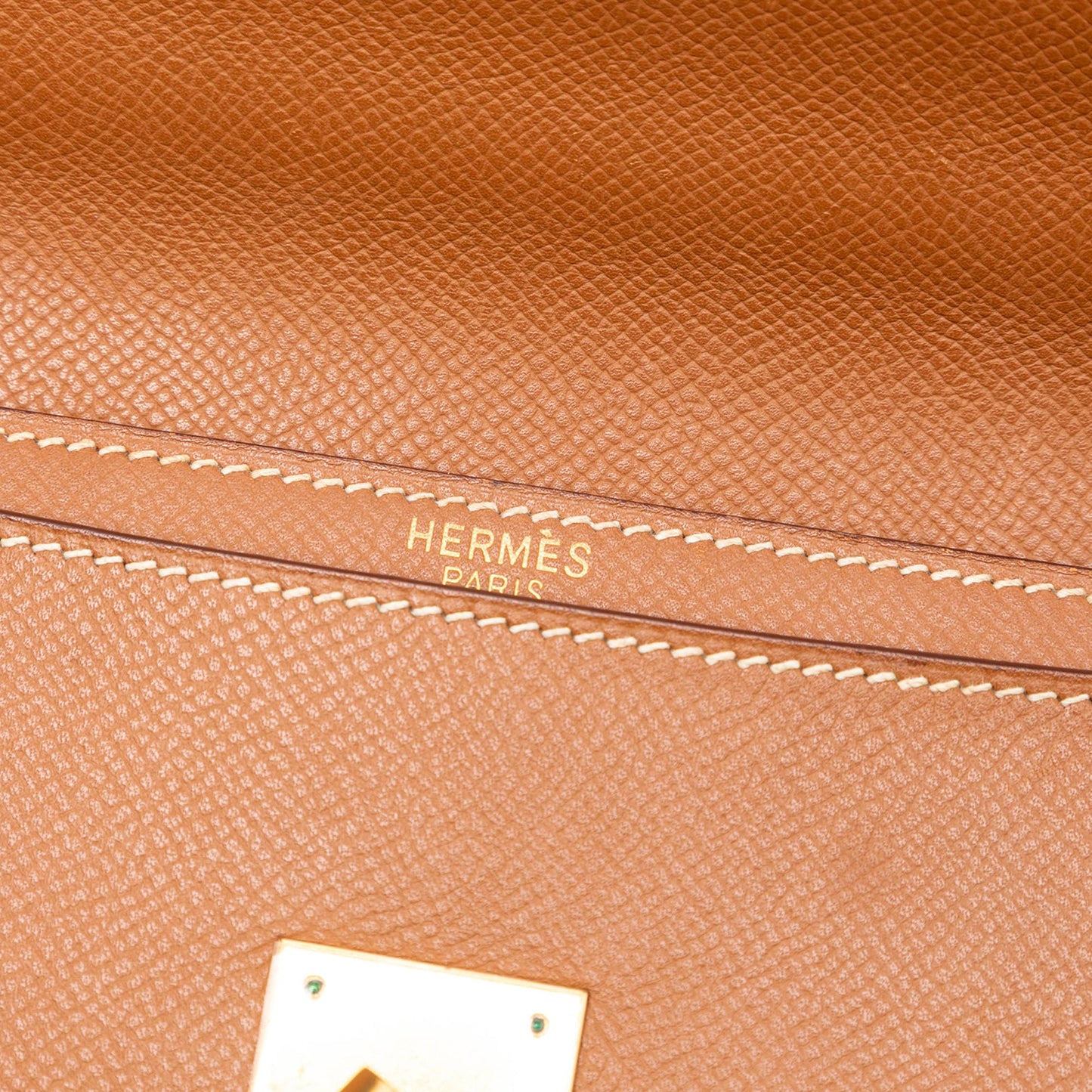 Preloved: Hermès Kelly Depeches 38 Epsom – Brown / Gold Hardware (2006)