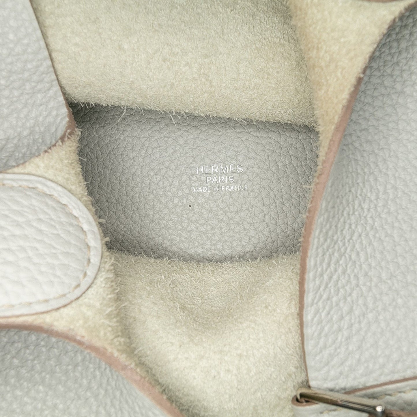 Occasion : Sac Hermès Picotin Lock 26 – Cuir Clémence (Bleu pâle, 2014)