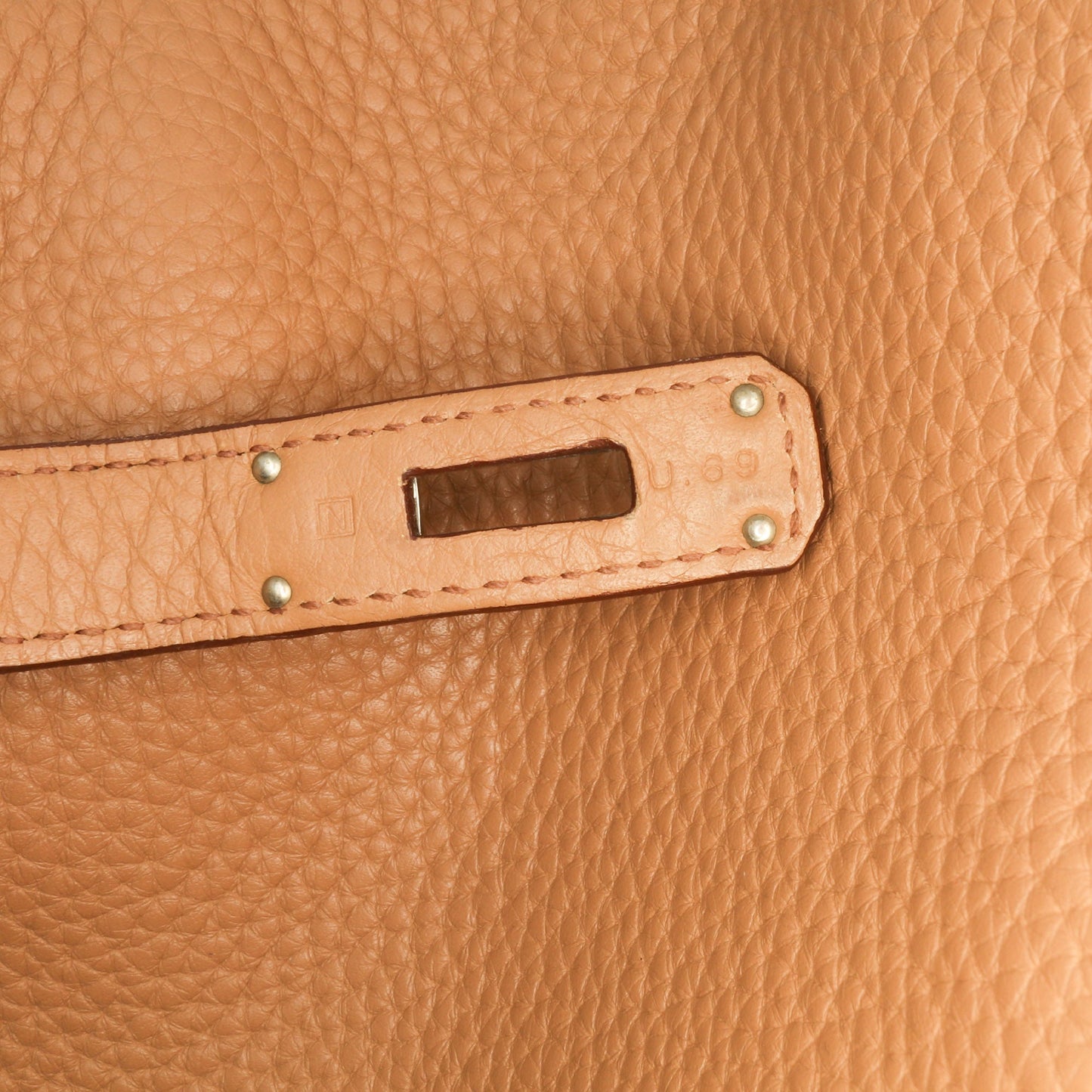 Occasion : Hermès Birkin 35 Retourne – Cuir Togo (Biscuit, 2010)
