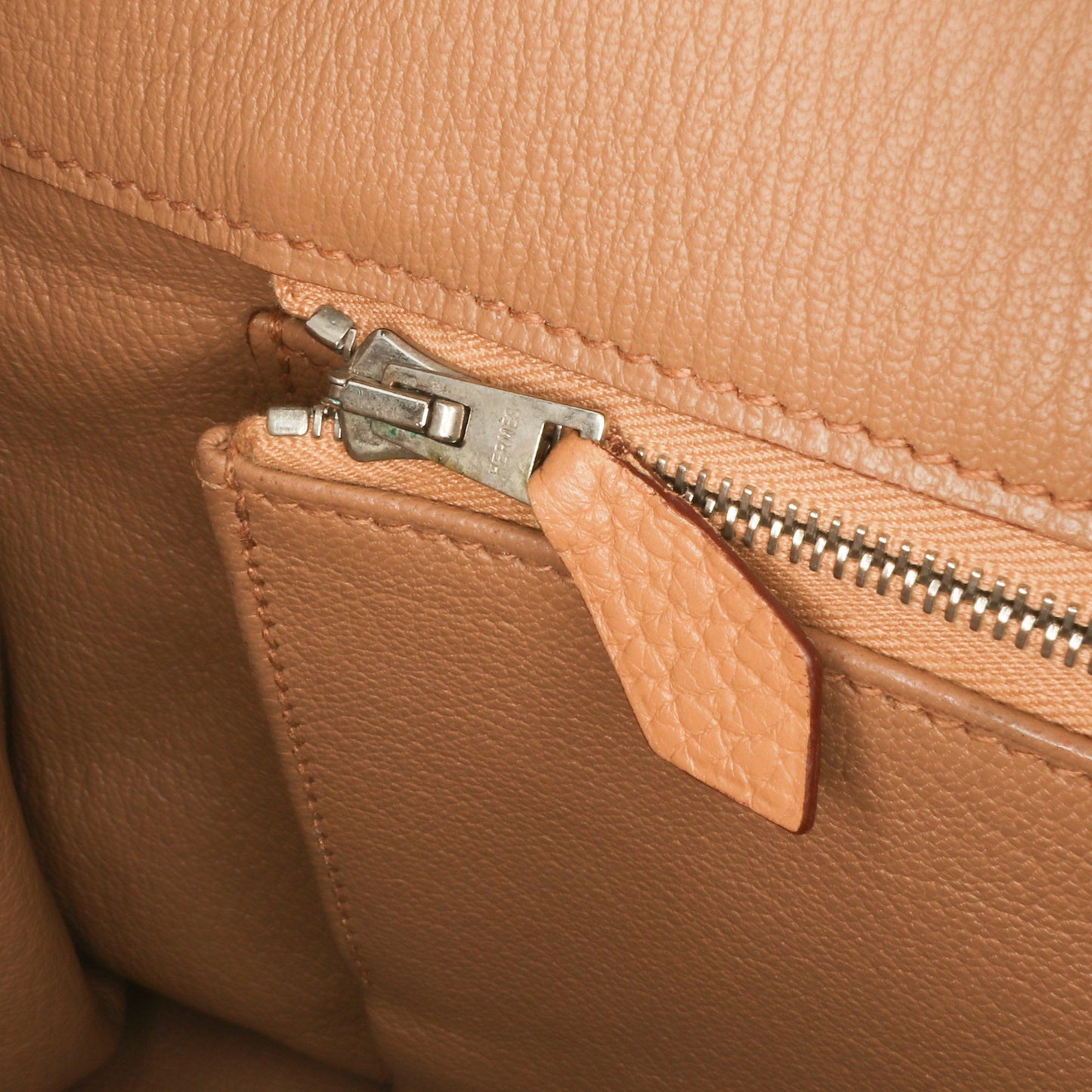 Occasion : Hermès Birkin 35 Retourne – Cuir Togo (Biscuit, 2010)