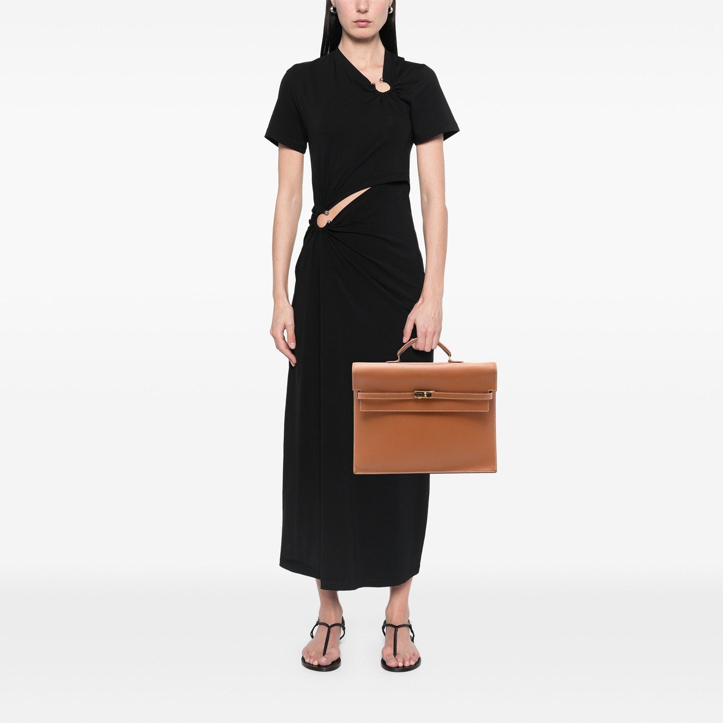 Preloved: Hermès Kelly Depeches 38 Epsom – Brown / Gold Hardware (2006)