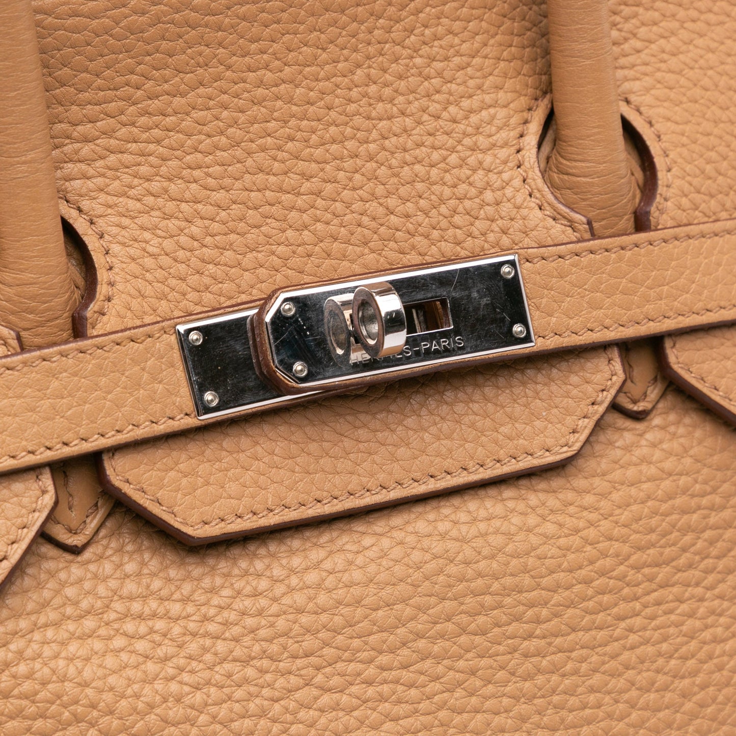 Occasion : Hermès Birkin 35 Retourne – Cuir Togo (Biscuit, 2010)