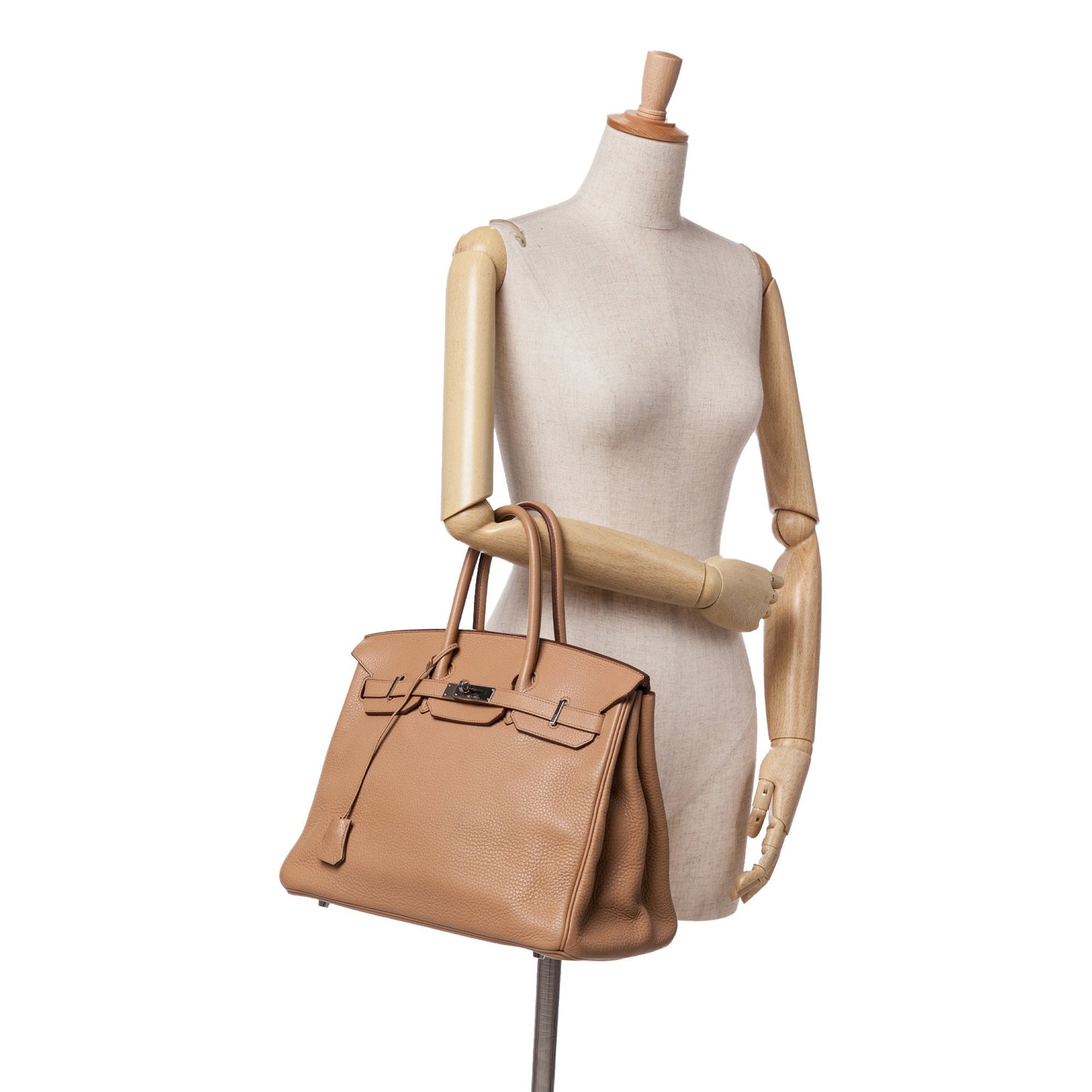 Occasion : Hermès Birkin 35 Retourne – Cuir Togo (Biscuit, 2010)