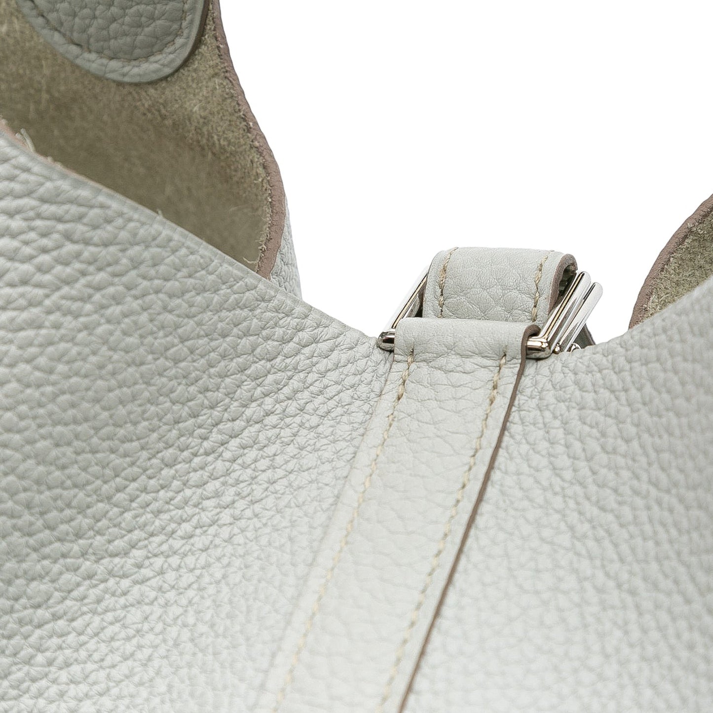 Occasion : Sac Hermès Picotin Lock 26 – Cuir Clémence (Bleu pâle, 2014)